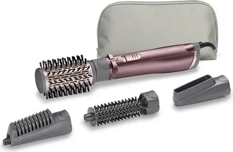 BaByliss As960e Cepillo De Aire Rotatorio 1000 W, Moldeador, 4 Cabezales: Seca, Alisa, Moldea Y Da Volumen, Tecnolog&iacute;a I&oacute;nica, 2 Temperaturas, Aire Fr&iacute;o, 2 Sen
