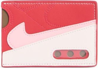Nike Air Max 90 Card Case in Gym Red/medium Brown at Nordstrom
