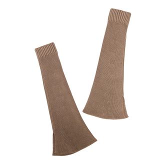 Our Legacy Knitted Gaiter - female - Our Legacy - Gloves - Beige - ONE SIZE - Accessories