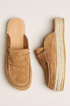 Maeve Loafer Espadrille Slides
