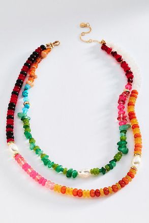 BaubleBar Harper Semi-Precious Layered Necklace