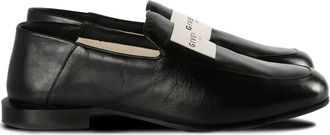 Givenchy logo-label leather loafers - Nero