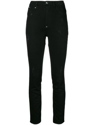 Philipp Plein Leggings a vita alta - Nero