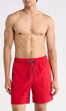Tommy Hilfiger The Tommy Swim Trunks in Primary Red at Nordstrom Rack, Size Xx-Large