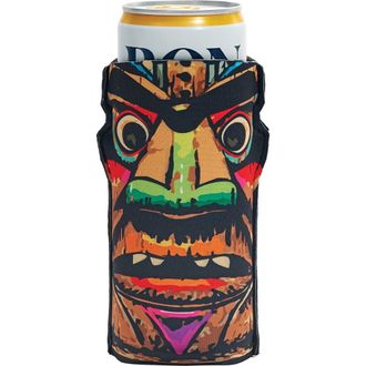 Beachcombers Tiki Pole Skinny Can Drink Insulation Sleeve 12oz in Green at Nordstrom