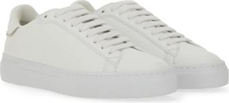 Fabiana Filippi Low-Top Sneaker - White Leather Sneakers With Classic Lace-Up Design - Gr. 36 (EU) - in Weiß - für Damen