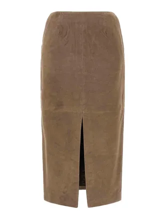 Rotate Suede Skirt