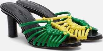 J.W.Anderson Plot woven leather mules