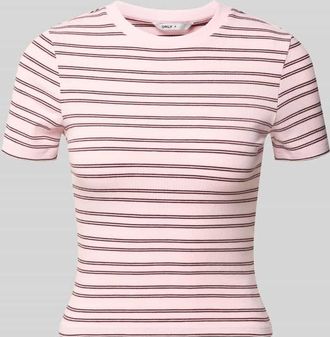 Only Regular Fit T-Shirt mit Viskose-Anteil Modell LUPE in Rosa, Gr&ouml;&szlig;e XL