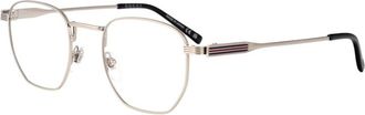 Gucci Geometrisch montuur - Heren - Brillen - Grijs - 49 MM - Accessoires
