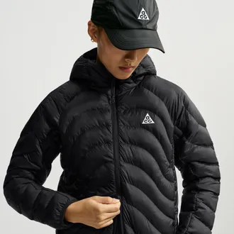 Nike Womens Nike ACG Lava Flow Therma-FIT ADV Hooded Jacket in Black | IR2242-010