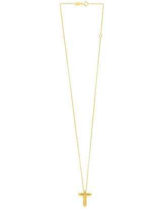 Italian Gold, Inc 14K Italian Gold Helium Initial Necklace