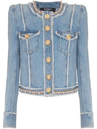 Balmain Denim jack - Blauw
