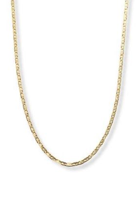 Argento Vivo Flat Cable Chain Necklace in Gold at Nordstrom Rack