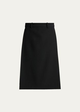 Balenciaga Folded Knee-Length Skort