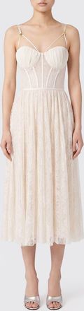 Elisabetta Franchi Abito midi in pizzo