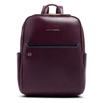 Piquadro Tassen, Heren, Rood, ONE Size, Leer, Blauwe Rugzak