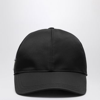 Prada Black nylon baseball cap