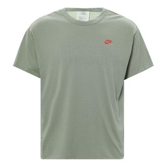 Nike Mens Nike Logo Reversible Casual Round Neck Short Sleeve Gray T-Shirt DQ4248-073