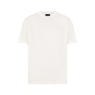 Emporio Armani T-shirt - Heren - T-shirts - Wit - 2XL - Katoen - Tops