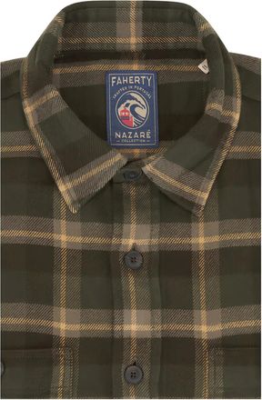 Faherty Camicia Heirloom Portuguese a quadri - Verde