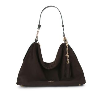 Carvela Womens Suedette Gina Hobo Bag - Brown - One Size