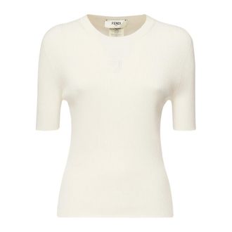 Fendi 1925 T-Shirt - female - Fendi - T-Shirts - White - S - Tops