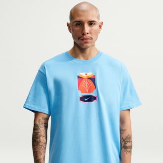 Nike Mens Nike Sportswear T-Shirt in Blue | IM9345-497