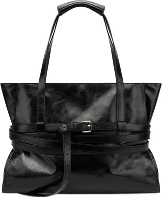 Moschino Black Handbag with Adjustable Straps