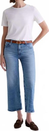 AG - Adriano Goldschmied Saige Wide Leg Crop Jeans In Masterpiece