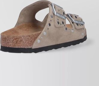 Birkenstock suede leather rivet sandals