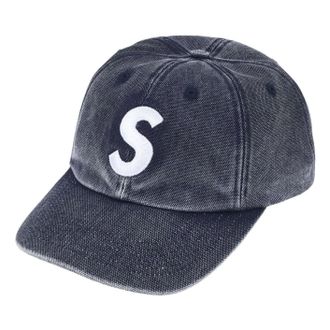 SUPREME SS26 Pigment Coated S Logo 6-Panel Navy SUP-SS26-1019-NAV