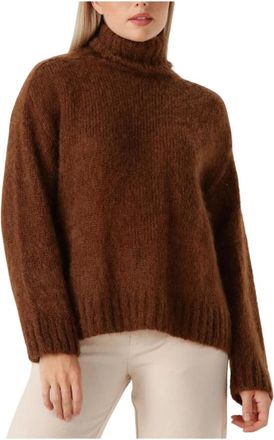 des petit hauts Bruine Dames Truien & Vesten Charline - Dames - Coltruien - Bruin - XS - Truien & Vesten