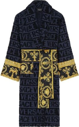 Versace Robes, female, Blue, S, I Love Baroque Bathrobe