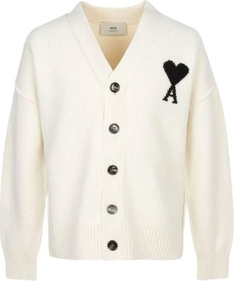 Ami Cardigan Ivory UKC367-018-151
