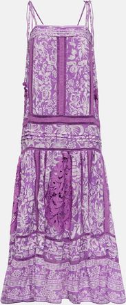 Farm Rio Printed cotton maxi dress