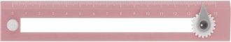 OEM Comp&aacute;s Con Regla Integrada - Herramienta De Precisi&oacute;n Para Geometr&iacute;a Y Dibujo Escolar - Rosa
