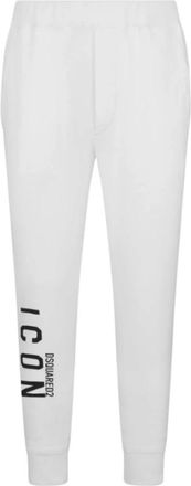 Dsquared2 Icon Joggingbroek - Heren - Sweatpants - Wit - S - Katoen - Broeken