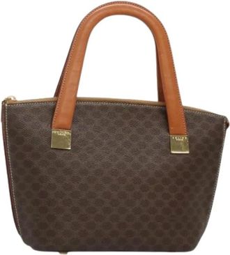 Celine Pre-owned Handbags, female, Brown, Size: ONE SIZE Pre-owned Canvas Handbag