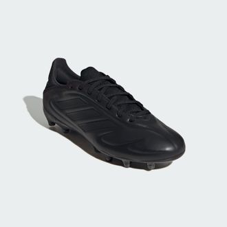adidas adidas Performance Unisex Copa Pure 3 Pro Firm Ground Boots - Black Leather - Size UK 3.5