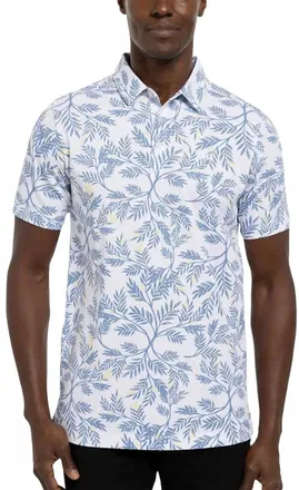 Travis Mathew Desert Wind Golf Polo In White