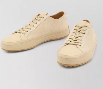 Tod's suede leather sneakers raised pebble sole