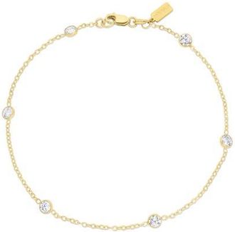 Set & Stones Faye Anklet in Gold at Nordstrom, Size 9.25