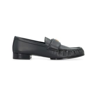 Givenchy Loafers, female, Black, Size: 6 US 4G Plaque Loafers