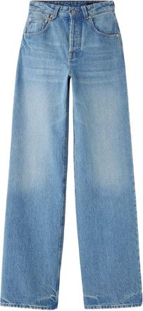Jacquemus denimjeans met wijde pijpen