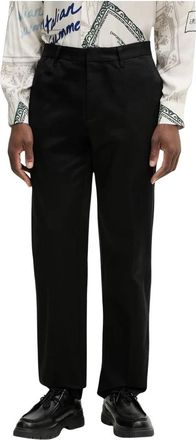 Emporio Armani Comfort Katoen Chino - Heren - Straight fit broeken - Zwart - XL - Katoen - Broeken