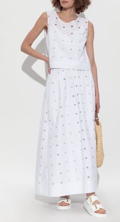 Possé Lace Skirt Peggy, Womens, White