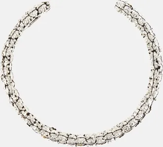 Isabel Marant Embellished brass necklace