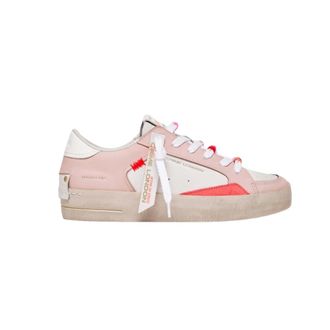 Crime London Schoenen, Dames, Roze, 36 EU, Deluxe Skateboard Schoenen