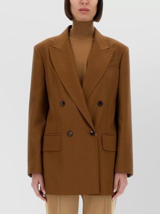 Max Mara wool blend double-breasted blazer